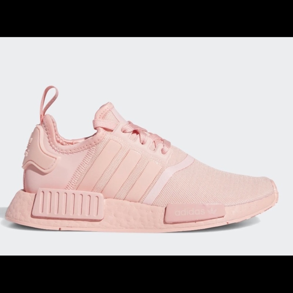 Women’s light pink Adidas sneakers one of a kind